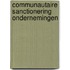 Communautaire sanctionering ondernemingen