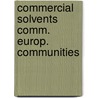 Commercial solvents comm. europ. communities door Onbekend