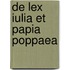 De lex iulia et papia poppaea
