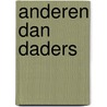 Anderen dan daders by Jacqueline Hoefnagels