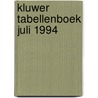 Kluwer tabellenboek juli 1994 by Unknown