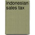 Indonesian sales tax
