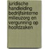 Juridische handleiding bedrijfsinterne milieuzorg en vergunning op hoofdzaken
