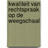 Kwaliteit van rechtspraak op de weegschaal
