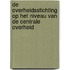 De overheidsstichting op het niveau van de centrale overheid