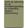 Recht op nakoming en op schadevergoeding en ontbinding wegens tekortkoming door G.J.P. de Vries
