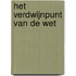 Het verdwijnpunt van de wet