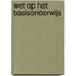 Wet op het basisonderwijs