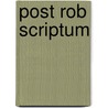 Post Rob Scriptum door A. Hammerstein