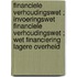 Financiele verhoudingswet ; Invoeringswet financiele verhoudingswet ; Wet financiering lagere overheid