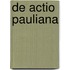 De actio Pauliana