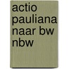 Actio pauliana naar bw nbw door Mellema Kranenburg