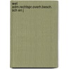 Wet adm.rechtspr.overh.besch. sch en j door Schu