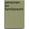 Personen en familierecht door Inge Pauwels