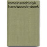 Romeinsrechtelyk handwoordenboek by Ankum