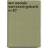 Wet sociale verzekeringsbank nr 87