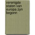 Verenigde staten van europa zyn begonn