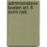 Administratieve boeten art. 6 evrm ned. by Byloos