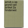 Amvb s op grond van artikel 2a hinderwet door Cley