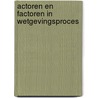 Actoren en factoren in wetgevingsproces door Anjou