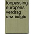 Toepassing europees verdrag enz belgie