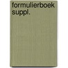 Formulierboek suppl. door Honert