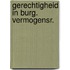Gerechtigheid in burg. vermogensr.
