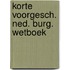 Korte voorgesch. ned. burg. wetboek