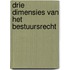 Drie dimensies van het bestuursrecht