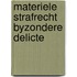 Materiele strafrecht byzondere delicte
