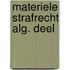 Materiele strafrecht alg. deel