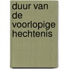 Duur van de voorlopige hechtenis by Balkema