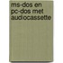 Ms-dos en pc-dos met audiocassette