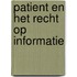 Patient en het recht op informatie