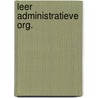 Leer administratieve org. door Starreveld