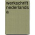 Werkschrift nederlands a