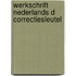 Werkschrift nederlands d correctiesleutel