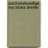 Aardrykskundige rep.bloks drente