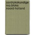 Aardrykskundige rep.bloks noord-holland