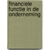 Financiele functie in de onderneming