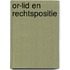 OR-lid en rechtspositie