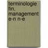 Terminologie fin. management e-n n-e by Amerongen