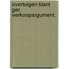 Overtuigen klant ger. verkoopargument. door Puntsch