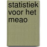 Statistiek voor het meao door Marjolein Bakker