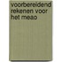 Voorbereidend rekenen voor het meao