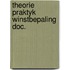 Theorie praktyk winstbepaling doc.