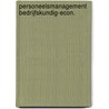 Personeelsmanagement bedrijfskundig-econ. by Paauwe