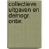 Collectieve uitgaven en demogr. ontw.