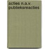 Acties n.a.v. publieksreacties