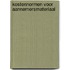 Kostennormen voor aannemersmateriaal